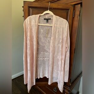NWT WHBM crochet cardigan